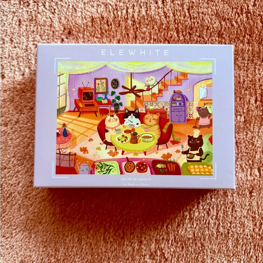 Elewhite Meow Moments 500 piece Puzzle - Picture 2 of 5